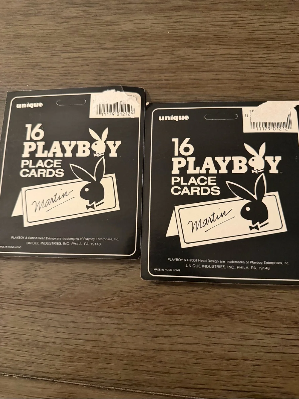 Vintage Playboy Party Supply Lot Centerpiece Coasters Place Cards Gift Wrap New